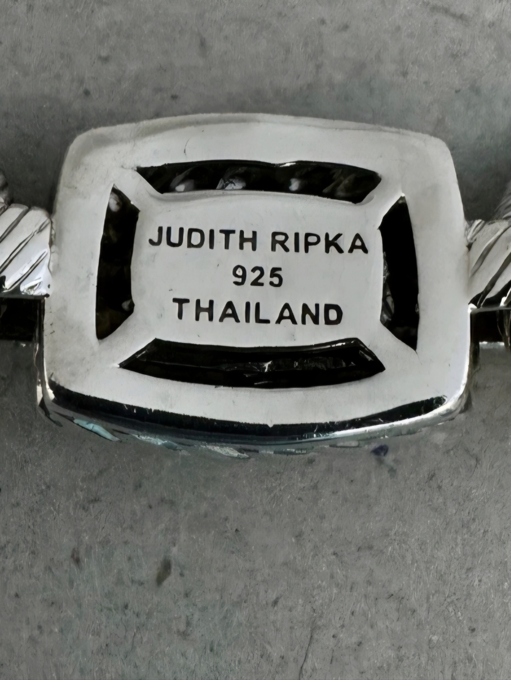Judith Ripka Black Onyx Sterling Silver Bracelet - Picture 2 of 4